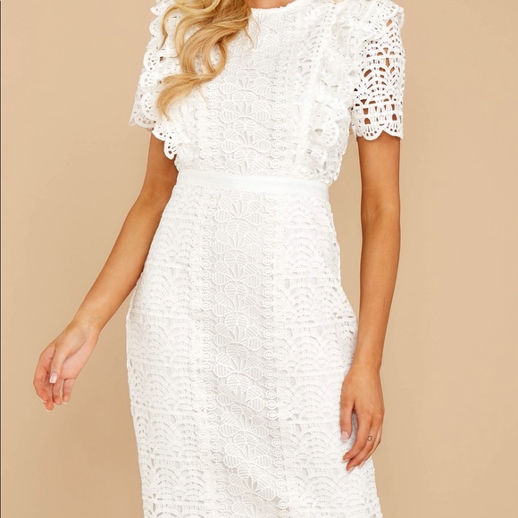 🎉🎊 HP 12/4/21🎉🎊 White Eyelet Dress🤍 - Picture 5 of 11